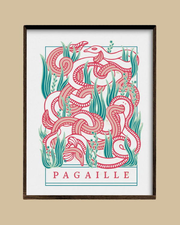 PAGAILLE・Sérigraphie papier