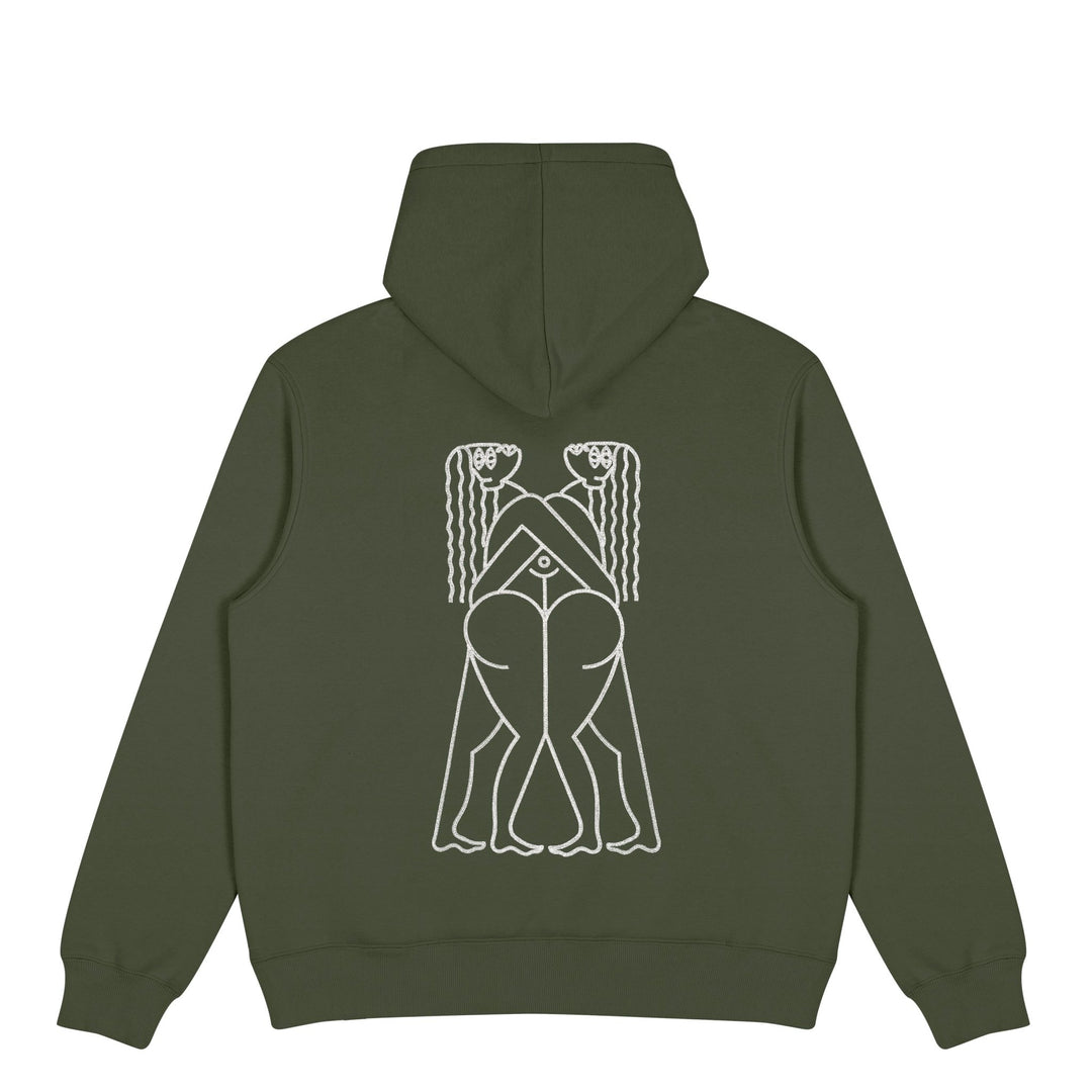 COLLÉ-SERRÉ・Hoodie unisexe・Vert forêt - Le Cartel