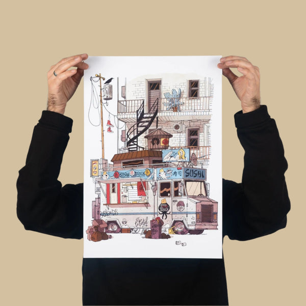 FOODTRUCK・Impression digitale sur papier - Le Cartel
